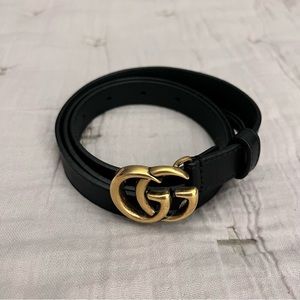 Gucci Marmont skinny belt